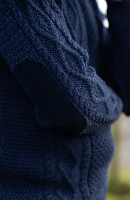Mens Chunky Merino Wool Shooting Jumper