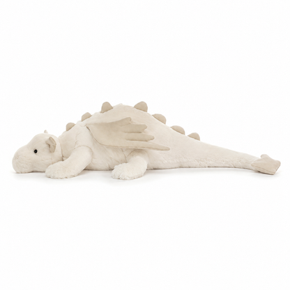 Snow Dragon White Plush Toy – 50cm