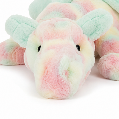 Rainbow Dragon Plush Toy – 50 cm