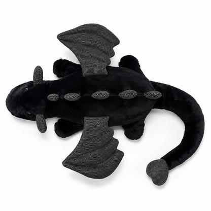 Black Dragon Plush Toy – 50cm