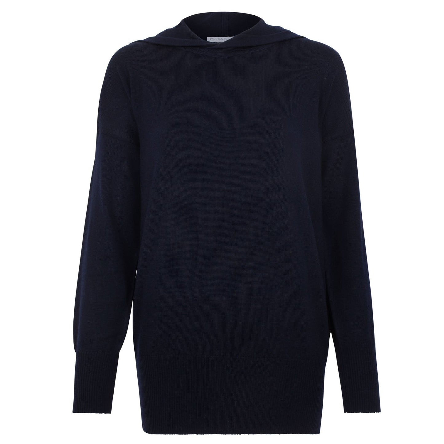 Womens Pure Extra Fine Merino Relaxed Fit Hooded Jumper