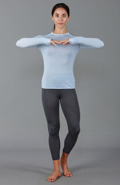 Womens Midweight Merino Activewear Thermal Leggings