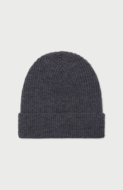 Womens Ribbed Extra Fine Merino Wool Beanie