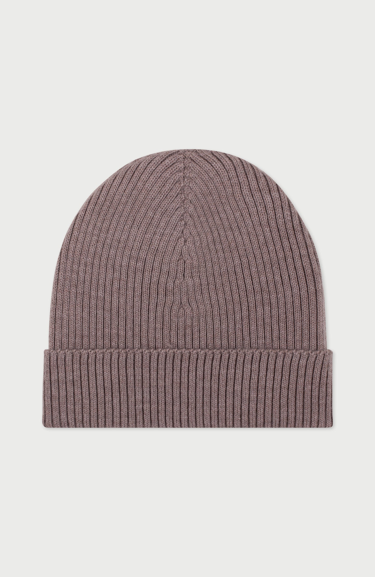 Womens Ribbed Extra Fine Merino Wool Beanie