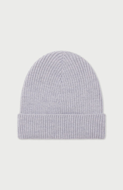 Womens Ribbed Extra Fine Merino Wool Beanie