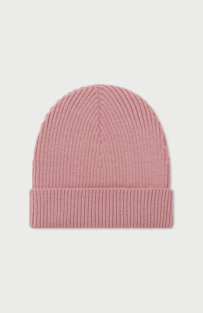 Womens Ribbed Extra Fine Merino Wool Beanie