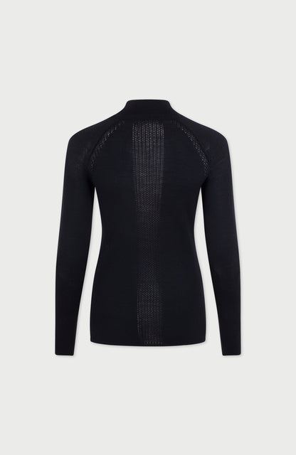 Womens Heavyweight Merino Activewear High Neck Top