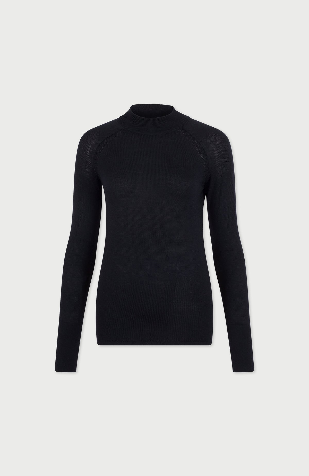 Womens Heavyweight Merino Activewear High Neck Top