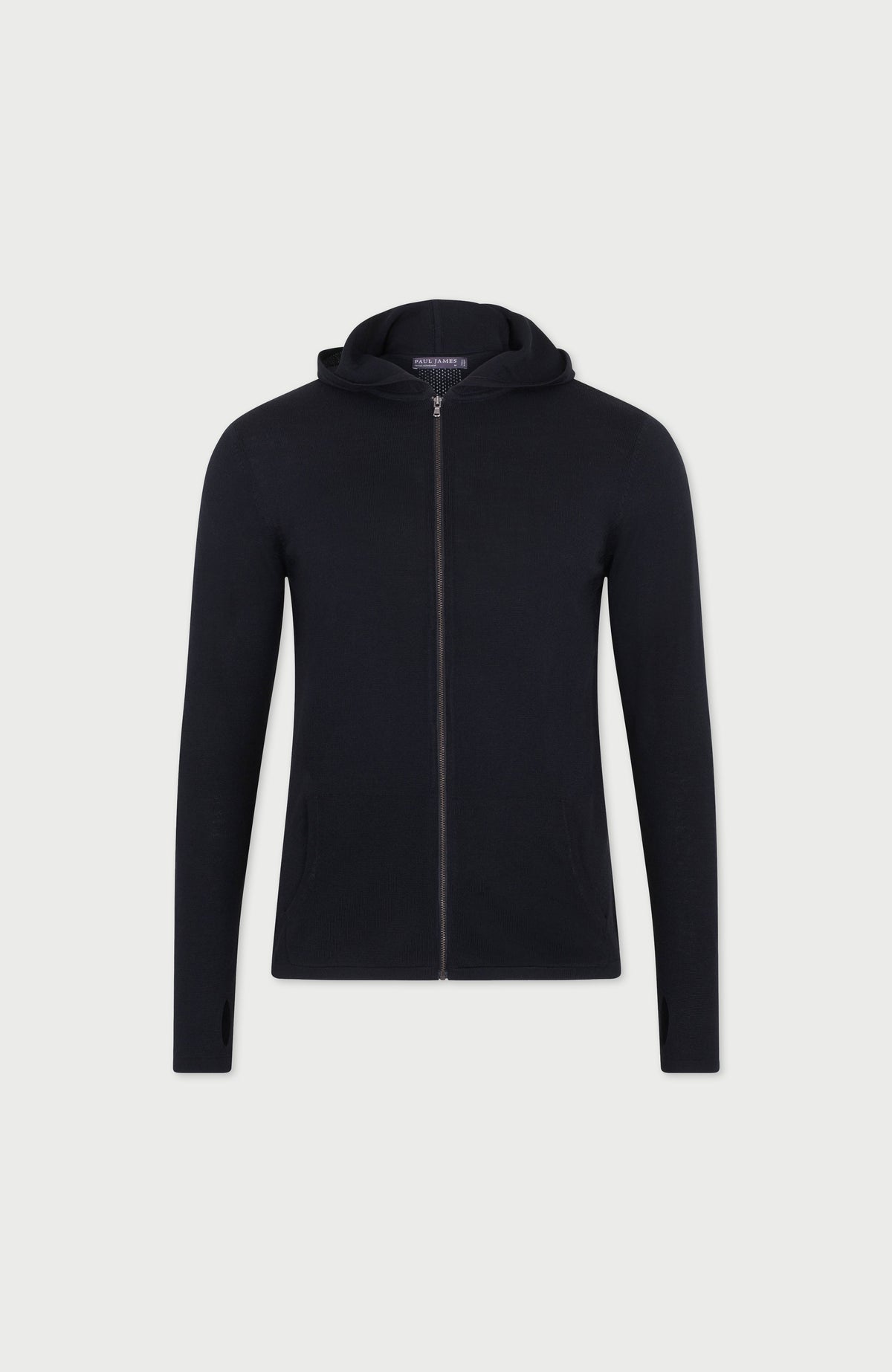 Mens Heavyweight Merino Activewear Hooded Jumper