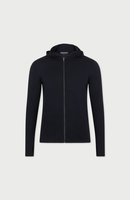 Mens Heavyweight Merino Activewear Hooded Jumper