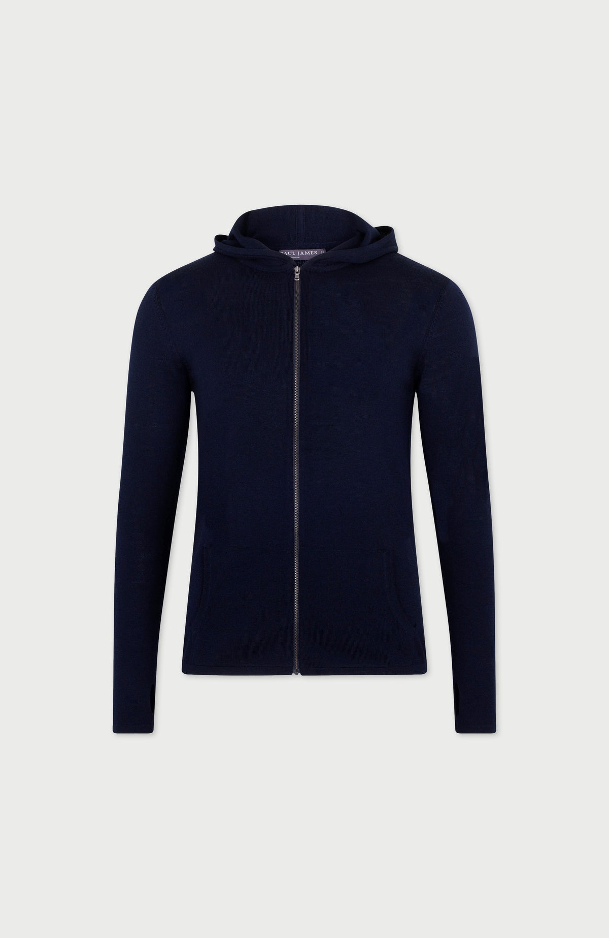 Mens Heavyweight Merino Activewear Hooded Jumper