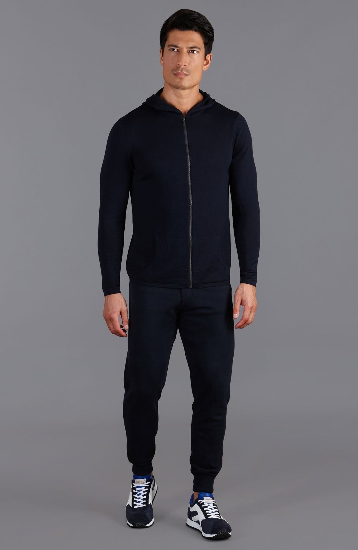 Mens Heavyweight Merino Activewear Hooded Jumper