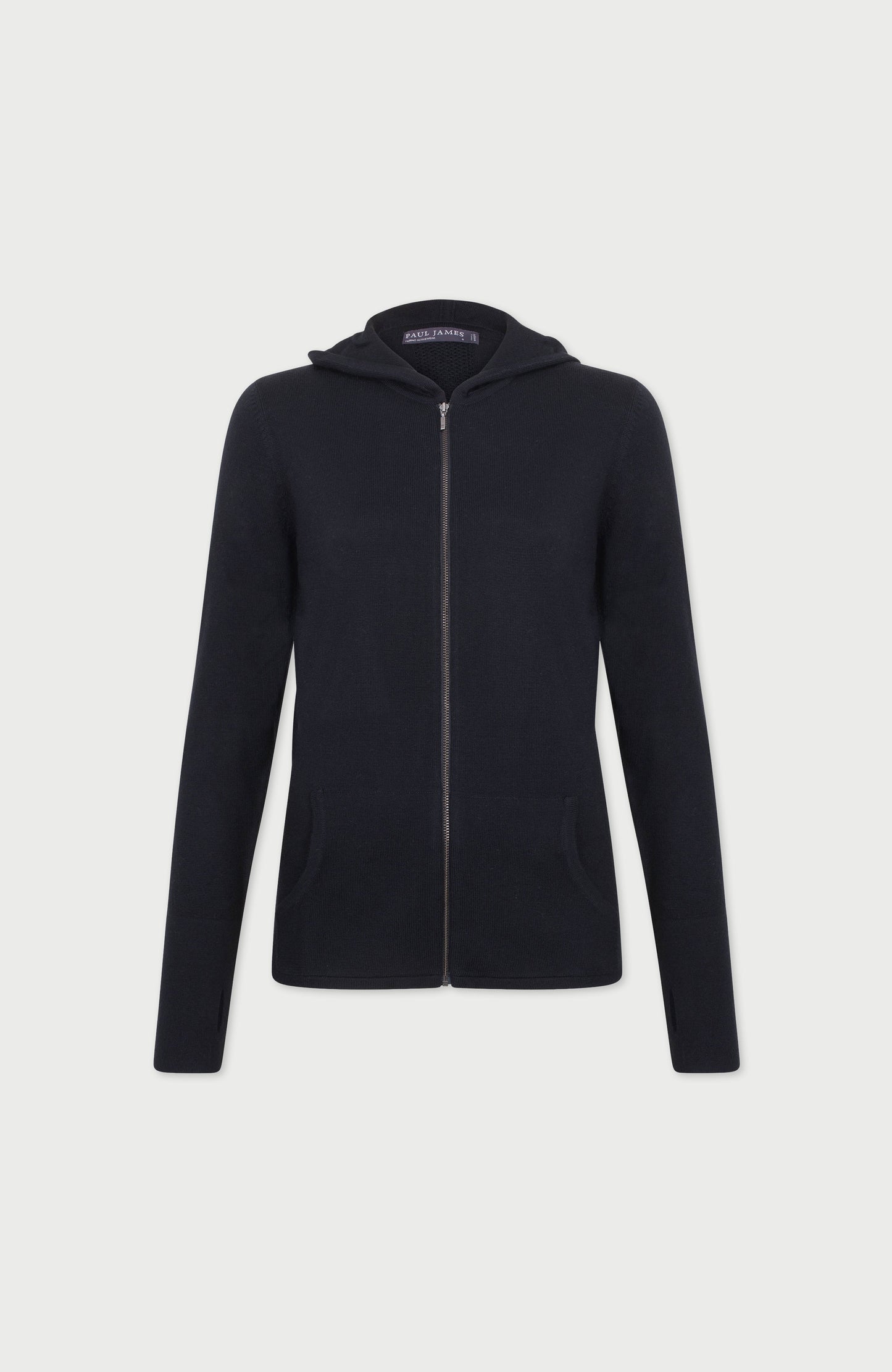 Womens Heavyweight Merino Activewear Hooded Jumper