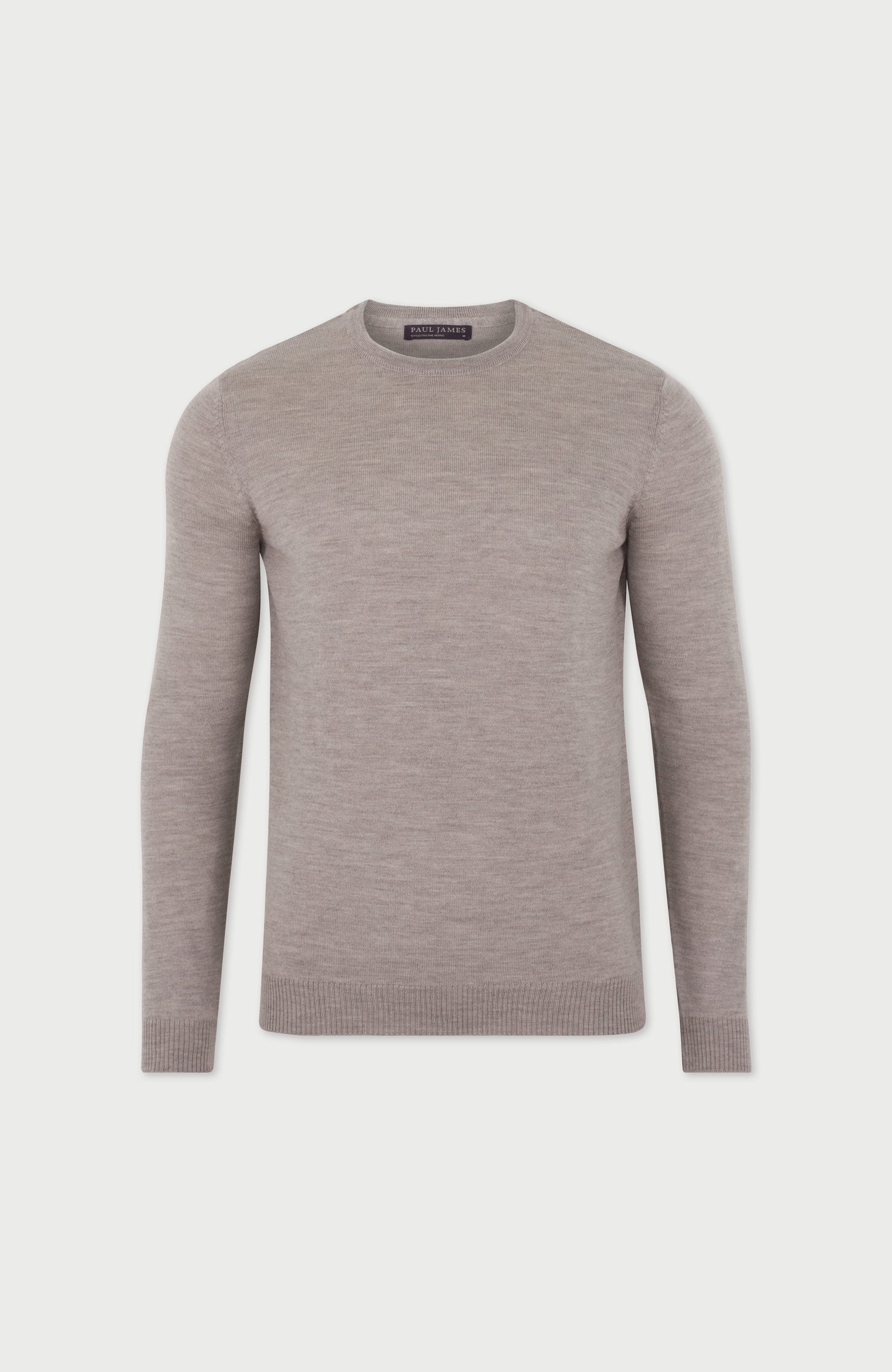 Mens Extra Fine Merino Wool Crew Neck Jumper
