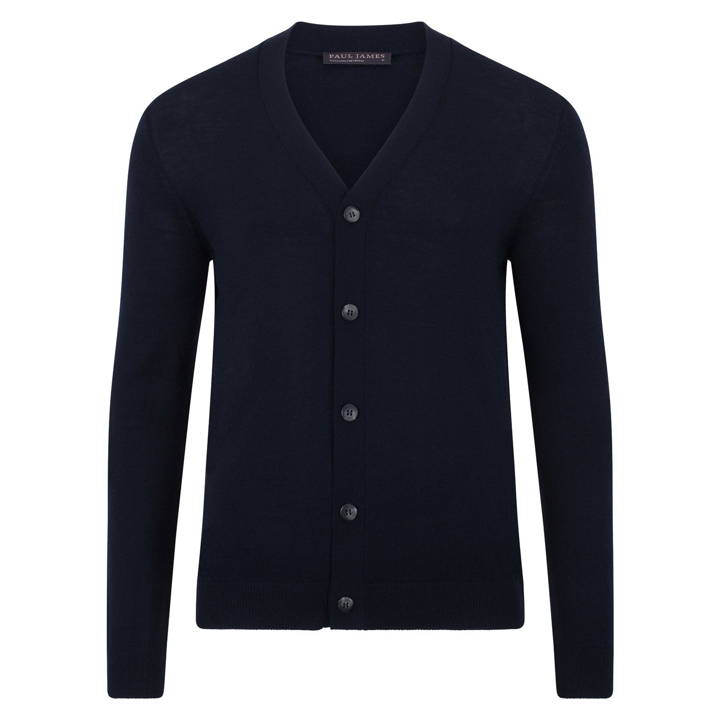 Mens Extra Fine Merino Wool Cardigan