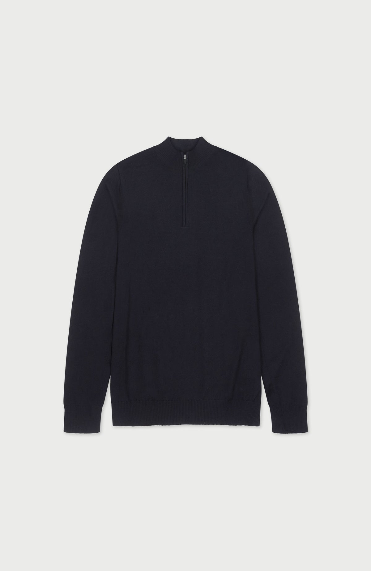 Mens Extra Fine Merino Wool Quarter Zip Jumper