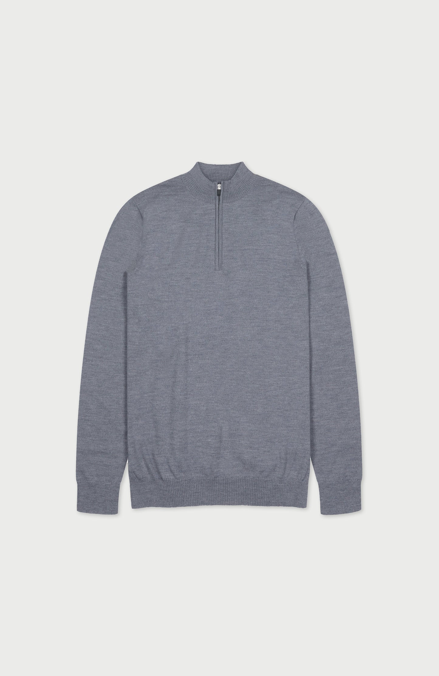 Mens Extra Fine Merino Wool Quarter Zip Jumper