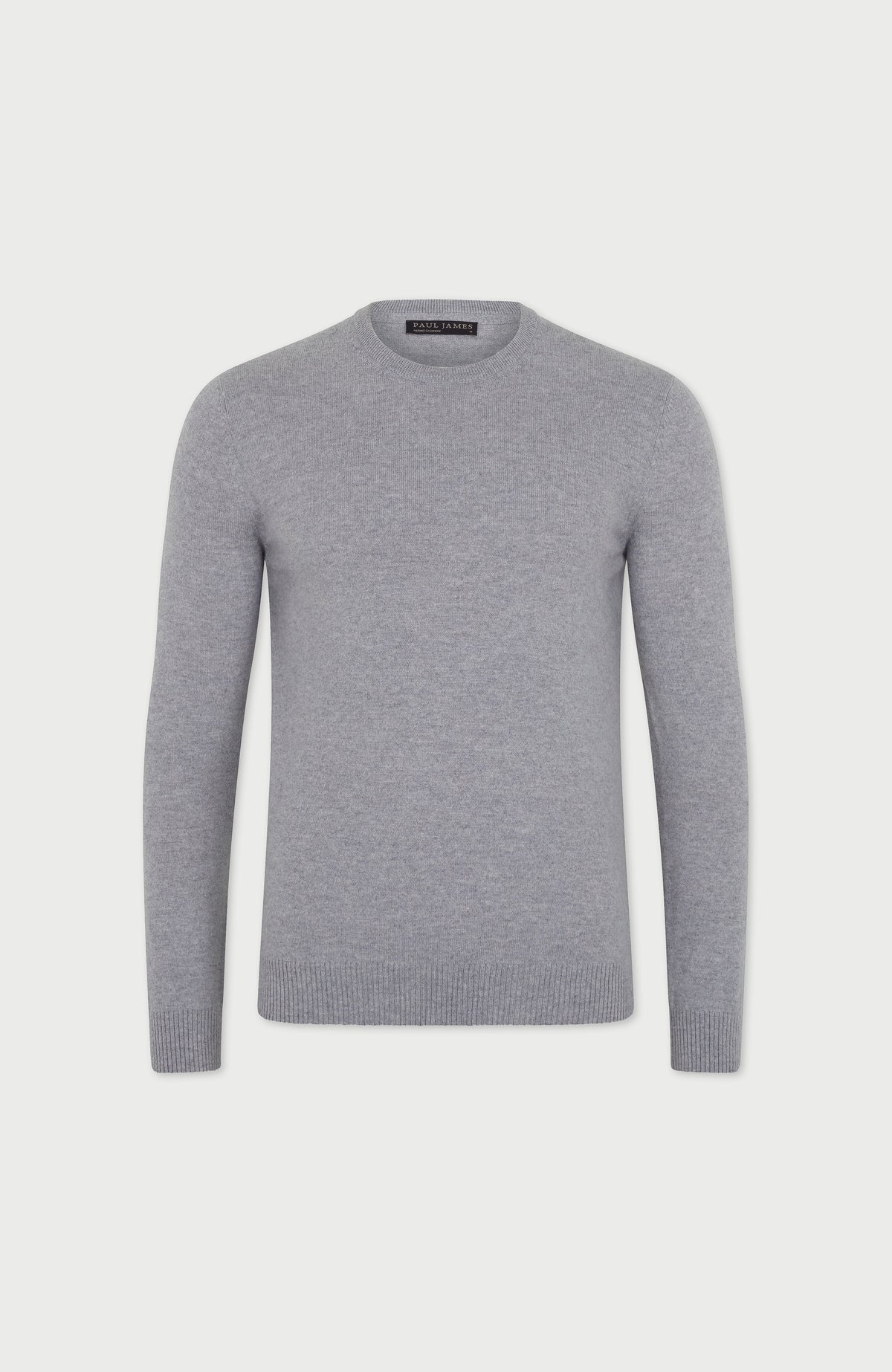 Mens Lightweight Merino Cashmere Crew Neck Jumper