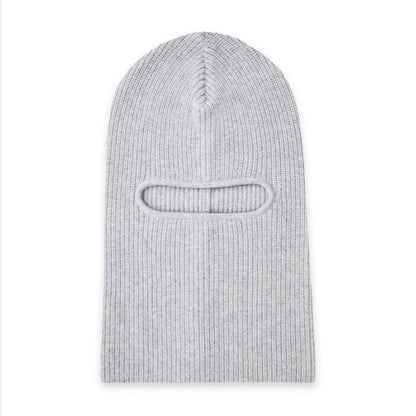 Merino Cashmere Fisherman Rib Balaclava