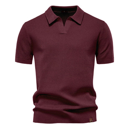 Verona Men's Mesh Polo Shirt – Breathable Short Sleeve
