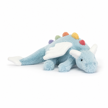 Sky Dragon Blue Plush Toy – 50 cm