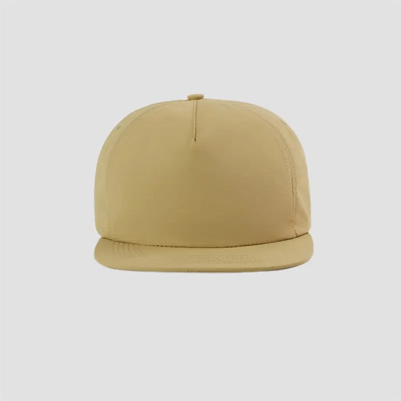 Flat Brim 5-Panel Nylon Camper Cap