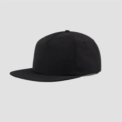 Flat Brim 5-Panel Nylon Camper Cap