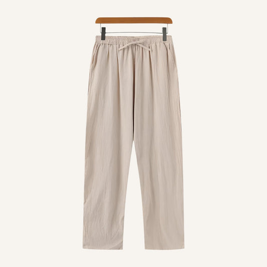Milford Linen Trousers Relaxed Structure