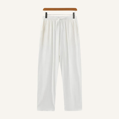Milford Linen Trousers Relaxed Structure