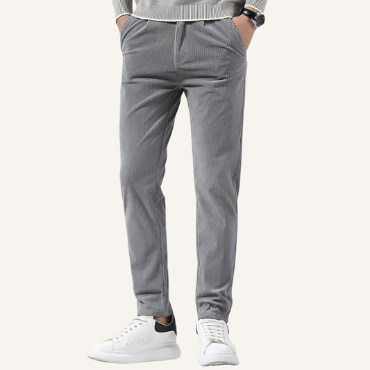 Velvet Slim Fit Trousers Versailles
