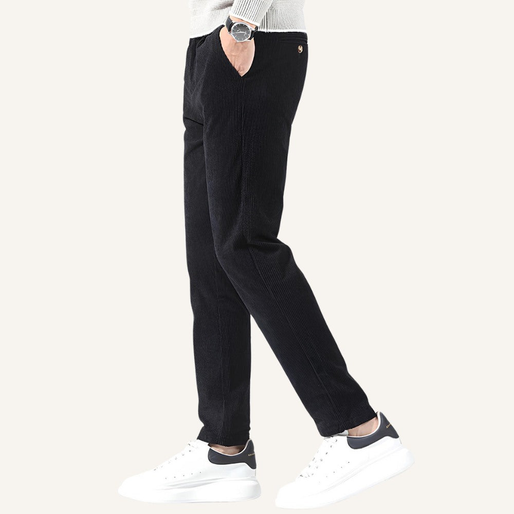 Velvet Slim Fit Trousers Versailles