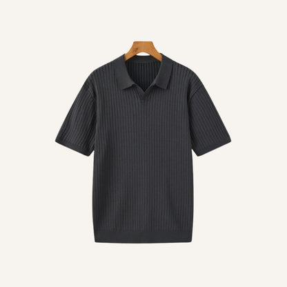 Sollome Heritage Rib-Knit Polo