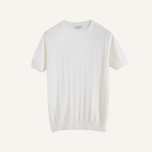 Textured Knit T-Shirt Belgrano
