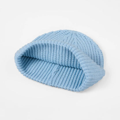 Blank Wool Waffle Knit Beanie