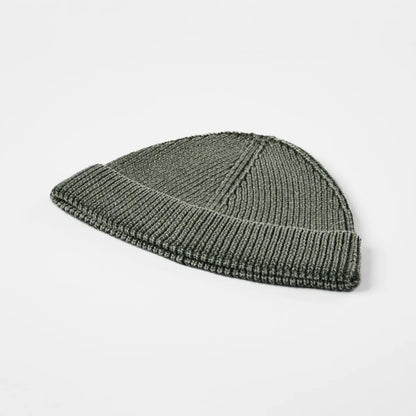 Short Fisherman Cotton Beanie Hat