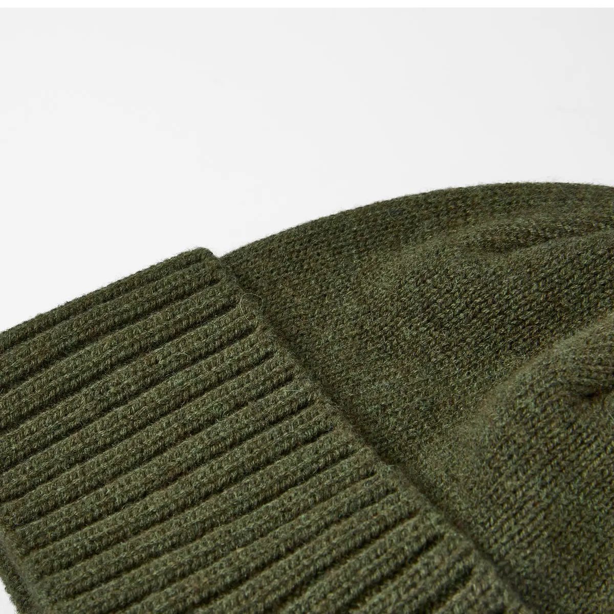 Blank Classic Ribbed Knit Wool Beanie