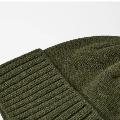 Blank Classic Ribbed Knit Wool Beanie