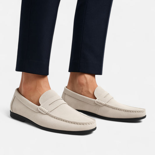 Casual flat sole shoes with soft inner lining for men | Nolan