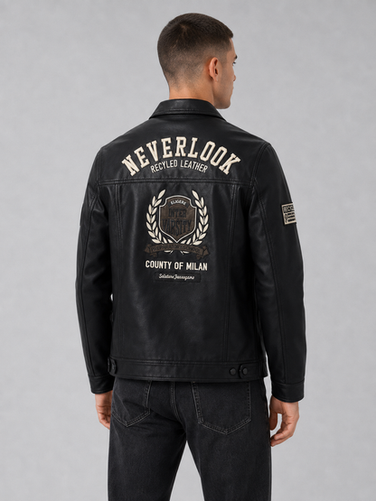 Men’s Black PU Leather Jacket