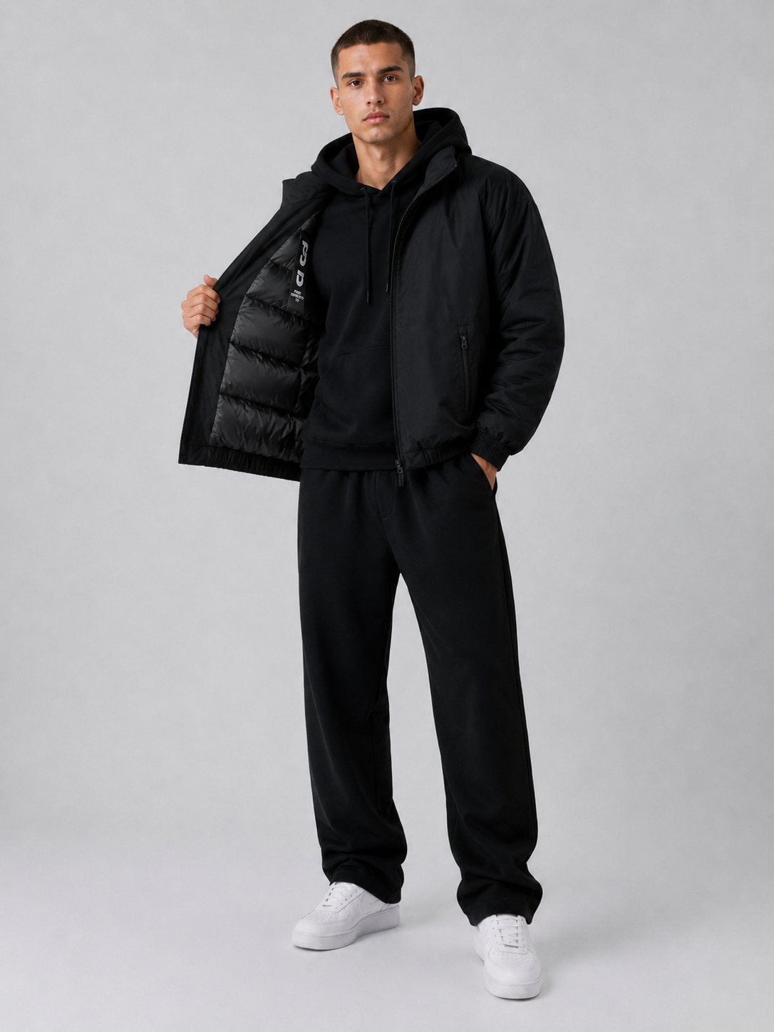 Men’s Stand Collar Down Jacket