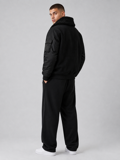 Men’s Thickened Sherpa Collar Jacket