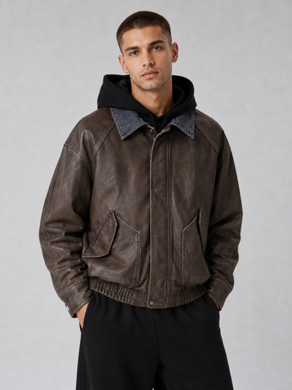 Men’s PU Leather Jacket