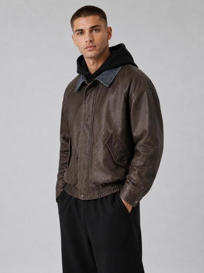 Men’s PU Leather Jacket