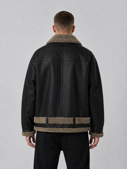 Men’s Thickened Sherpa-Lined Jacket