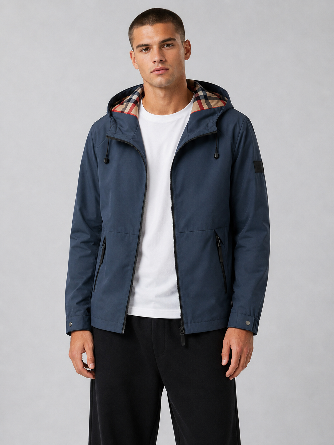 Men’s Hooded Polyester Jacket