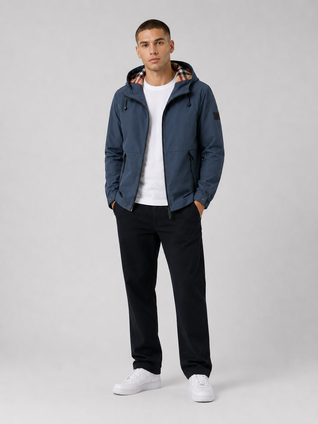 Men’s Hooded Polyester Jacket