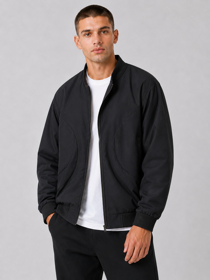 Fitted Windproof Polyester Jacket