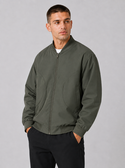 Fitted Windproof Polyester Jacket