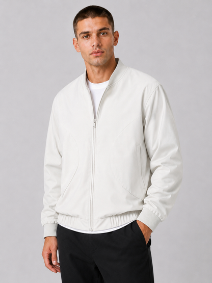 Fitted Windproof Polyester Jacket