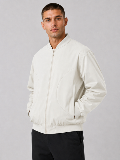 Fitted Windproof Polyester Jacket